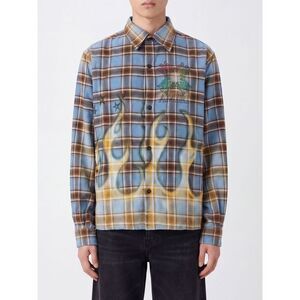 Amiri Men Amiri Graphic Print Long-Sleeved Cotton Shirt